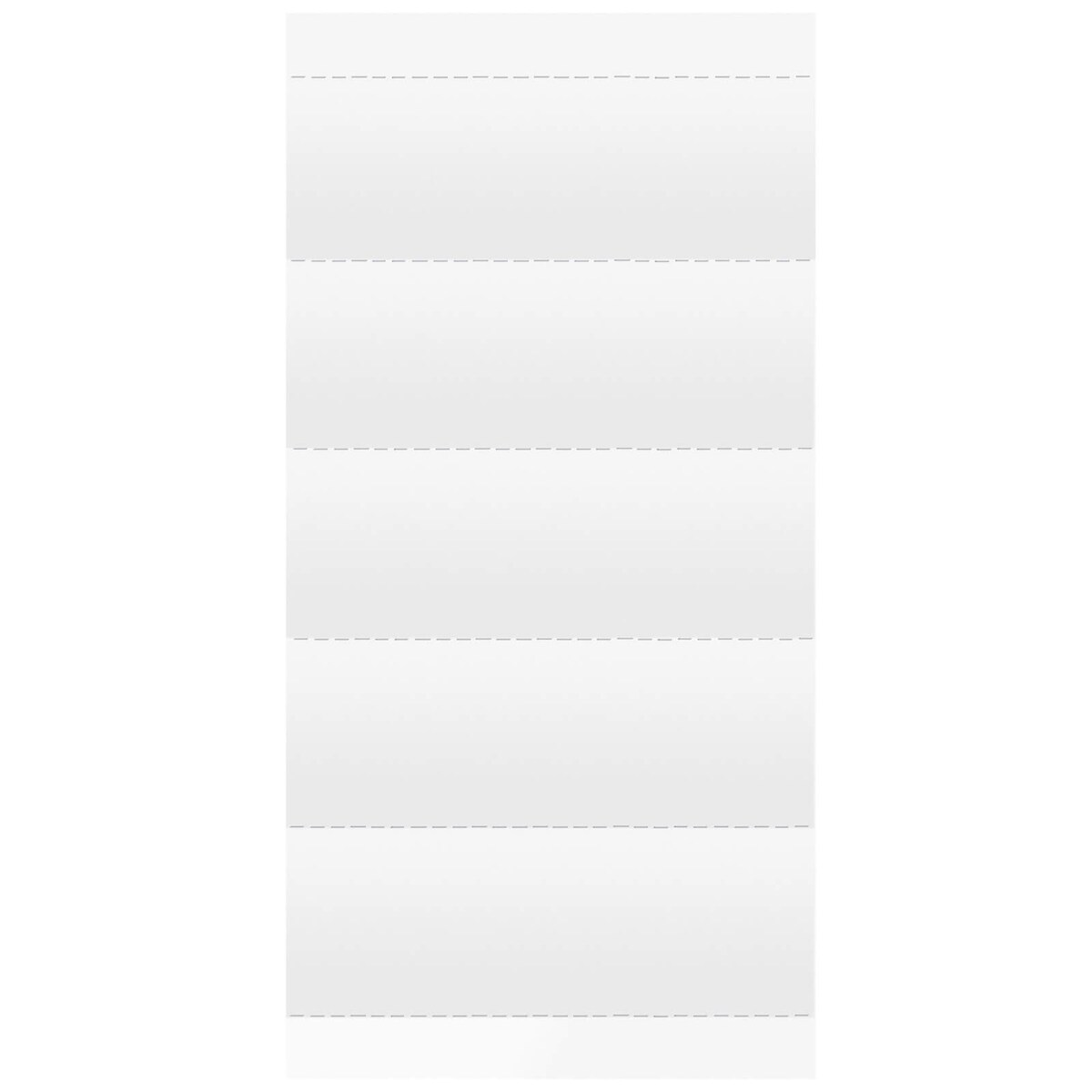 500 x FALKEN Beschriftungsschildchen 60 x 21 mm für Vollsichtreiter Hängeregister 4-zeilig blanko we Image