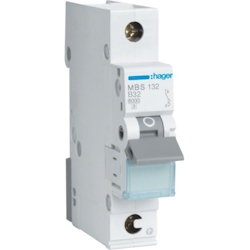 Hager LS-Schalter 1P 6kA B-32A QuickConnect 1M 1PLE Image