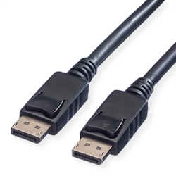 VALUE DisplayPort Kabel, DP ST - ST, LSOH, schwarz, 3 m Image