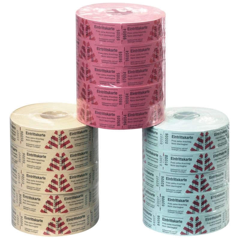 herlitz Eintrittskarten, 1.000 Abrisse je Rolle Image