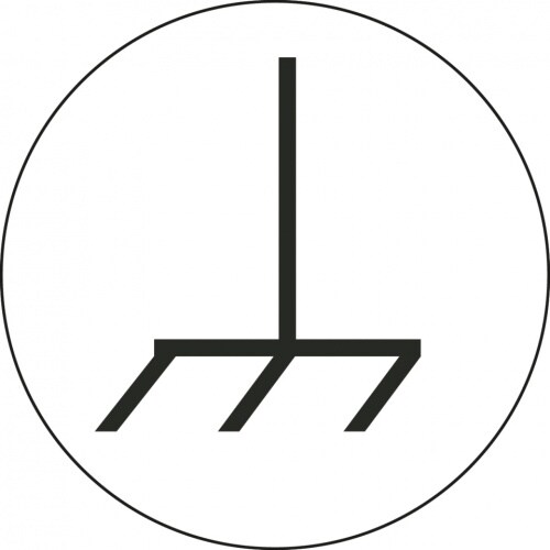 Aufkleber I Leiterkennzeichen Masse, RoHS-konform, Folie, selbstklebend, Ø 12,5mm, 20/Bogen, DIN EN 60445 / IEC 60417 Image