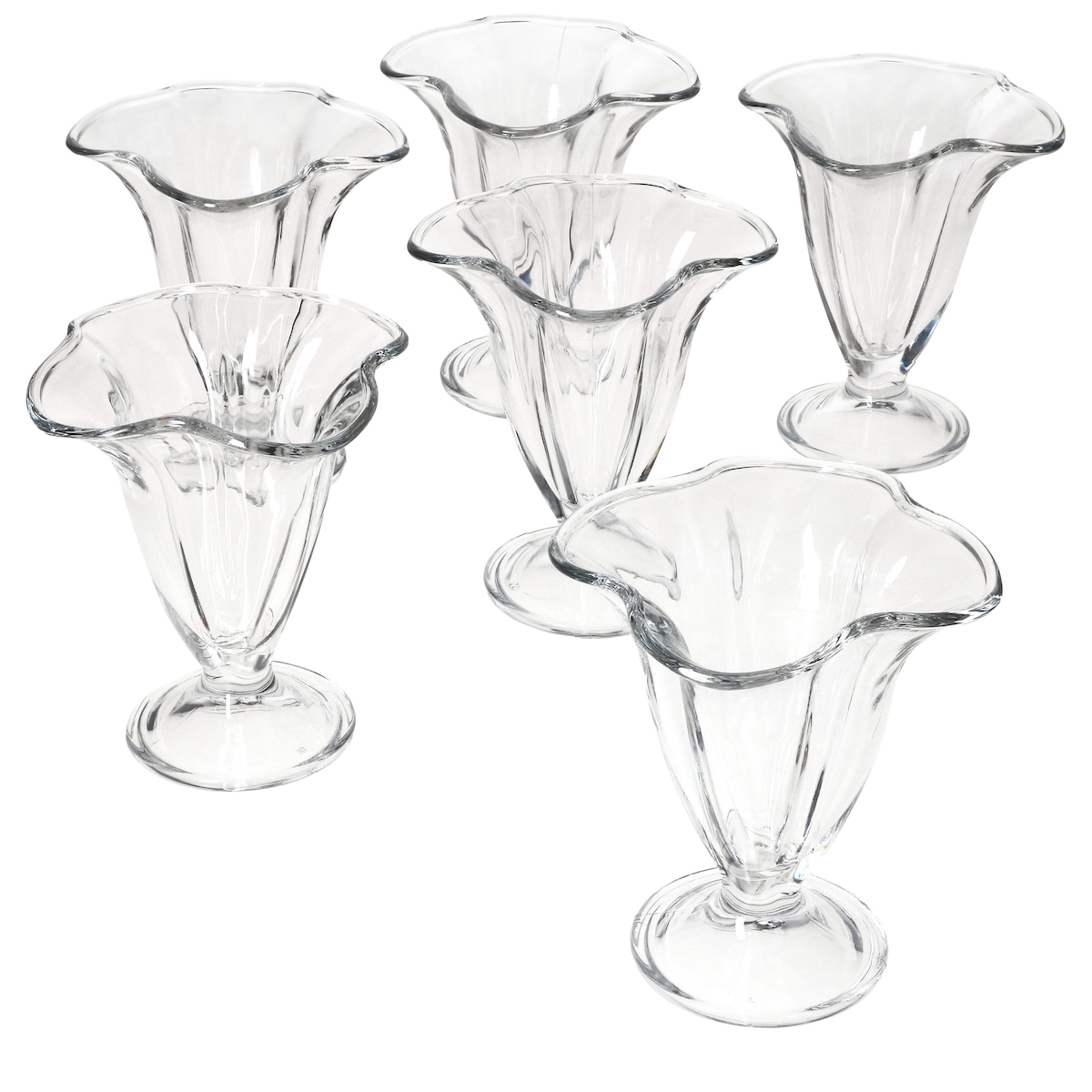 6er Set CANA Eisbecher mit Fuß - 41334 Image