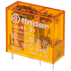 Finder Steck/Printrel.24VAC 1W10A 40.31.8.024.0000 403180240000 Image