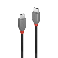 Lindy 36892 Lindy USB 2.0 Kabel Typ C/Micro-B Anthra Line M/M 2m Image