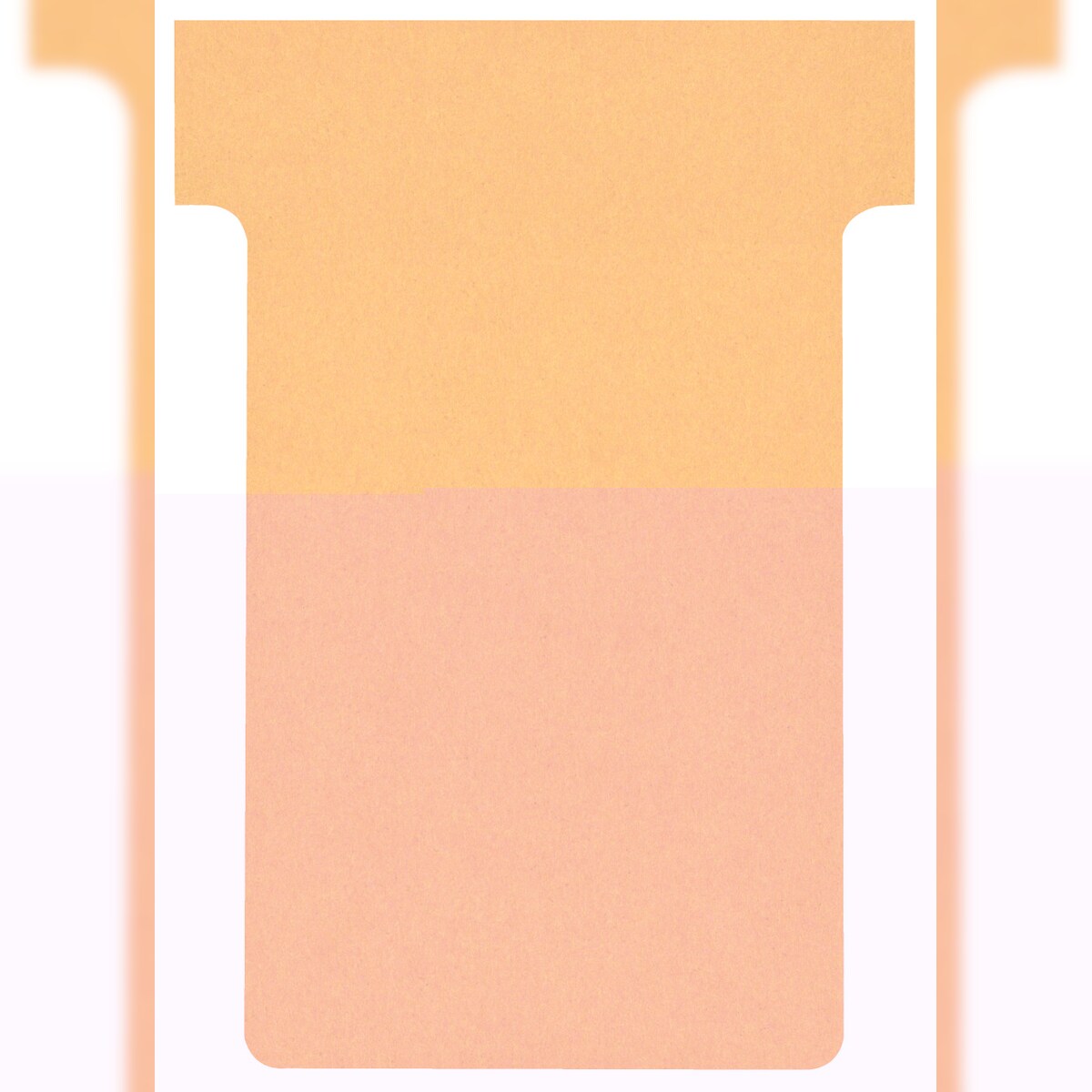 Nobo T-Steckkarten 2 Beige 6 x 8,5 cm 100 Stück Image