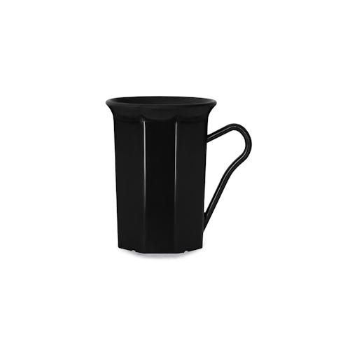 AKU® PP-Kaffeebecher mit Henkel aus Kunststoff, 200 ml/0,20 l, Mehrweg, schwarz