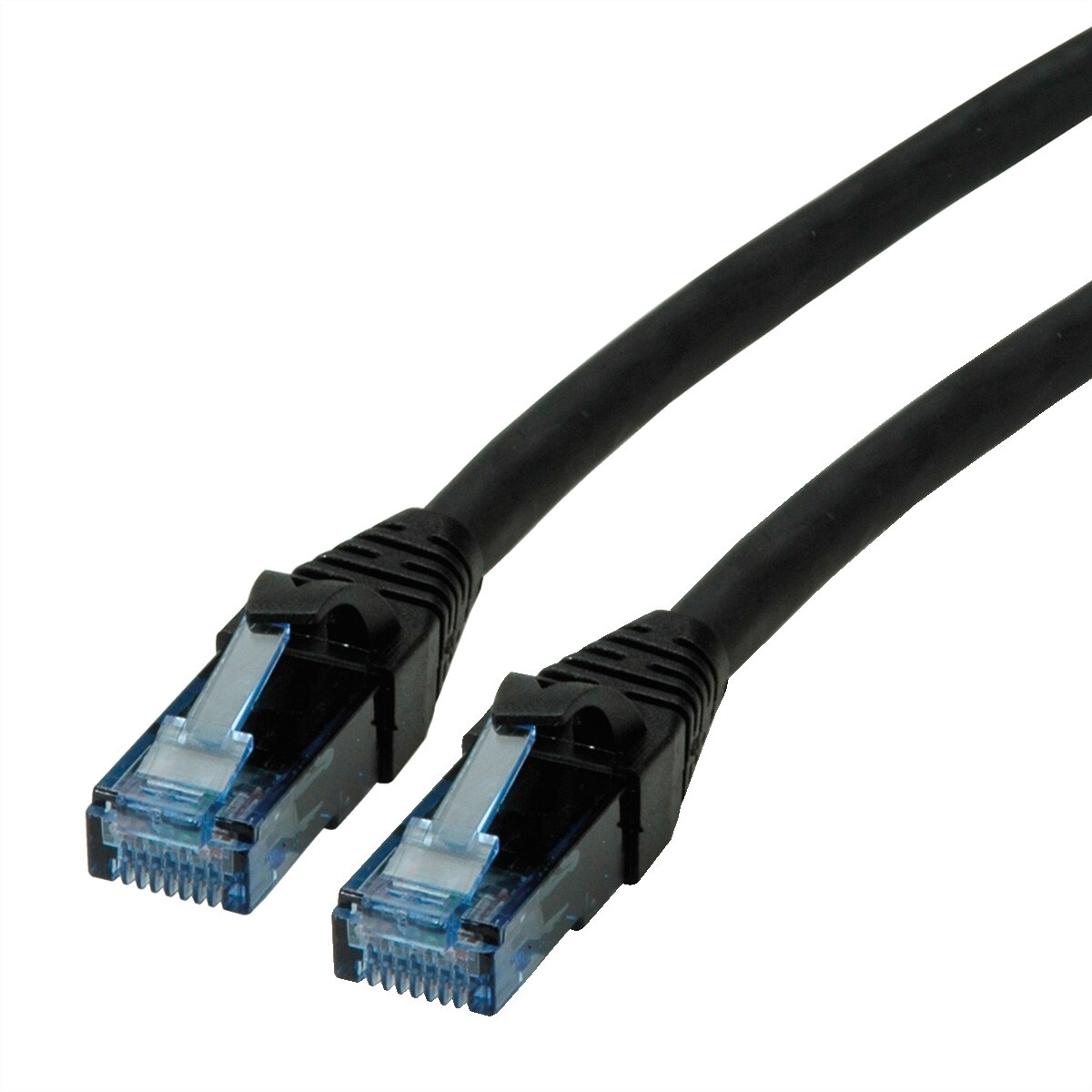 ROLINE Patchkabel Cat.6A UTP, Component Level, LSOH, schwarz, 7,5 m Image