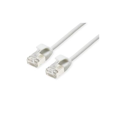 ROLINE U/FTP DataCenter Patchkabel Kat.6A (Class EA), LSOH, slim, weiß, 1 m Image