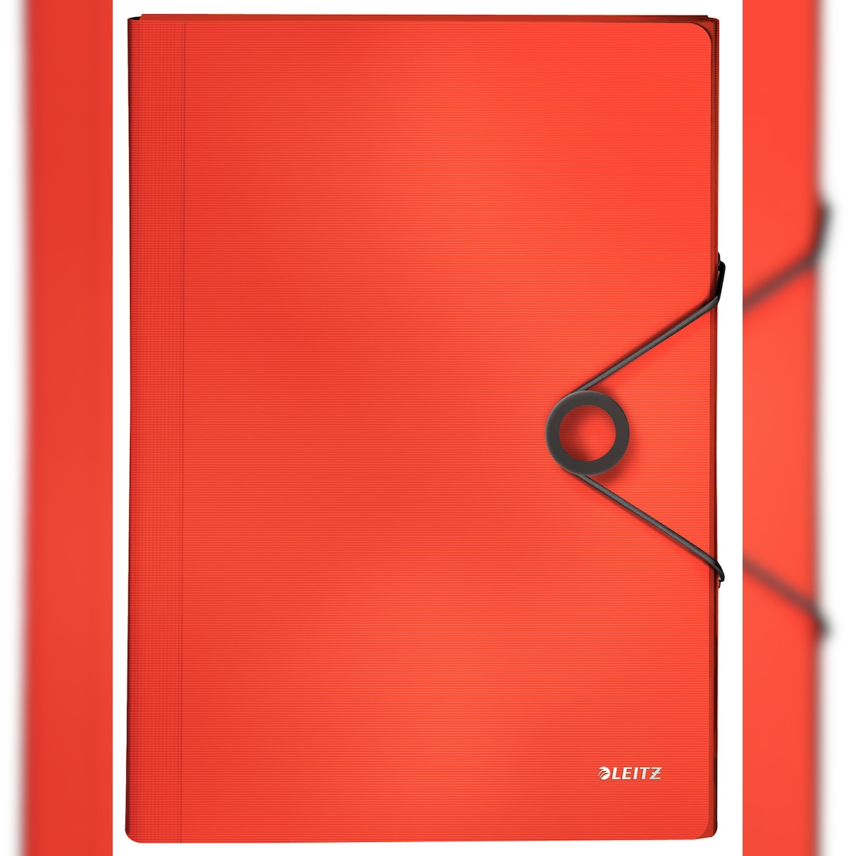 LEITZ Fächermappe Solid A4 PP mit 6 Fächern hellrot Image