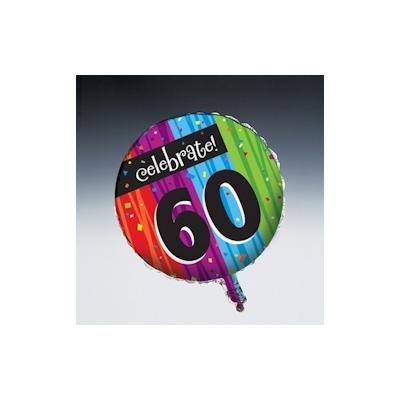 60. Geburtstag `Celebrate` Folienballon