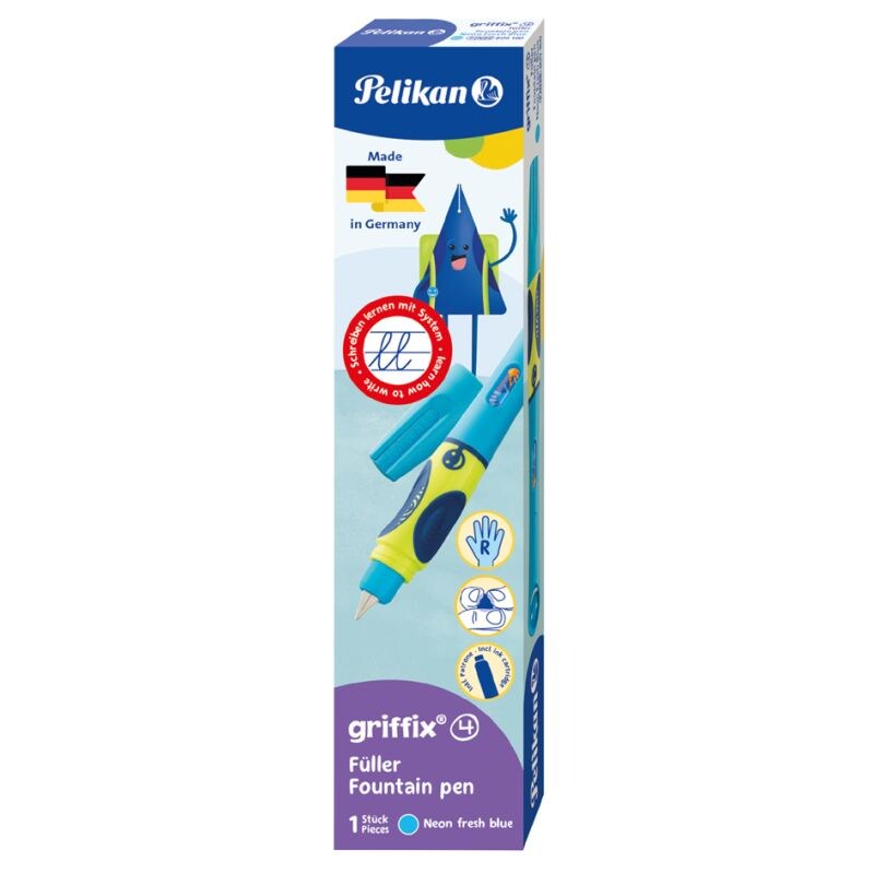 Pelikan griffix Füllhalter, blau, für Linkshänder Image