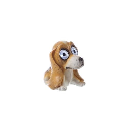 LED Solar Hund SAM Gartenfigur Tierfigur Solarleuchte Dekoleuchte Garten