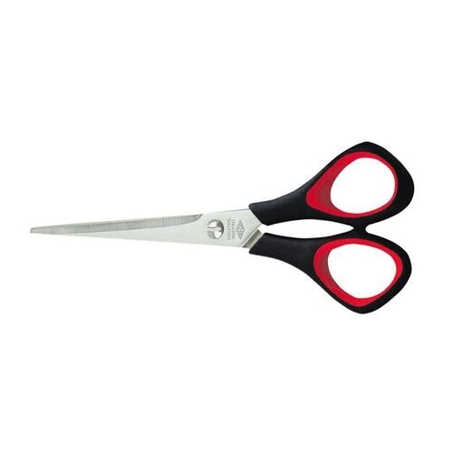 WEDO Schere für Rechtshänder Schwarz, Rot 160 mm Image