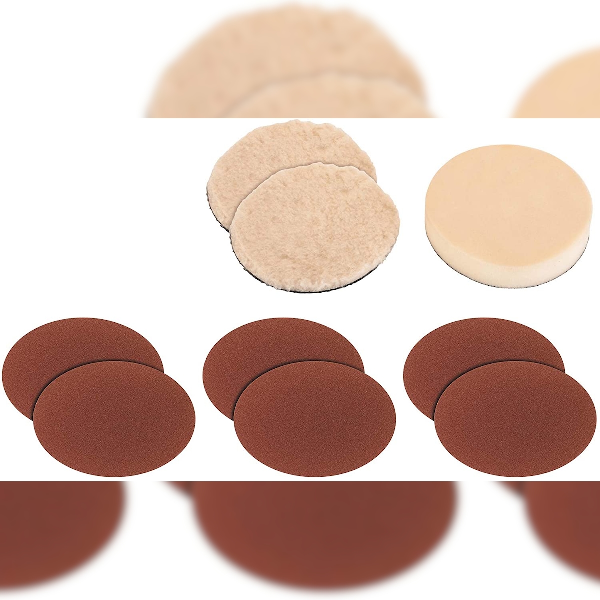 Einhell Polierhauben und Schleifscheiben passend für Auto Poliermaschine BT-P... Image