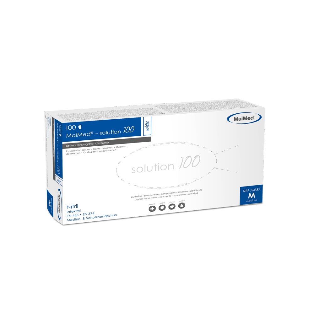 MaiMed® – solution 100 PF blue-violet Nitrilhandschuh Größe M Image