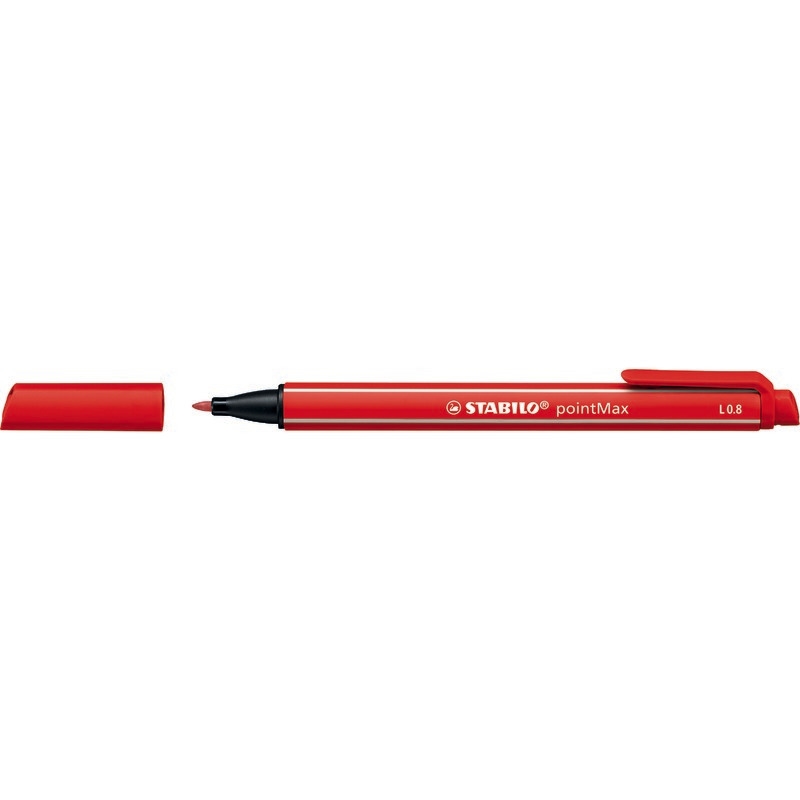 STABILO® Filzstift pointMax, 0,8 mm, rot Image