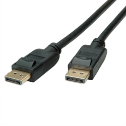 ROLINE GREEN DisplayPort Kabel, v1.4, DP ST - ST, schwarz, 1 m Image