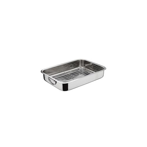 GSW Auflaufform 35 x 26 x 6,8 cm mit Grilleinsatz, backofenfest