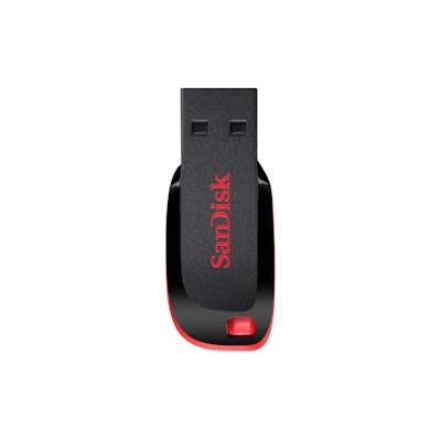 SanDisk Cruzer Blade USB-Stick 128 GB USB Typ-A 2.0 Schwarz, Rot