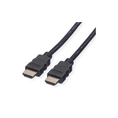 VALUE 4K HDMI Ultra HD Kabel mit Ethernet, ST/ST, schwarz, 1 m