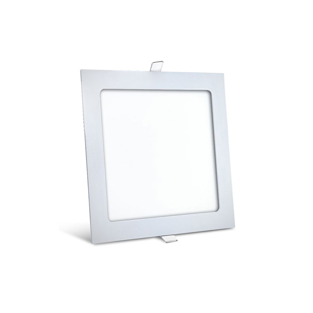 V-Tac 12W LED Panel Slim Deckenleuchte Einbauleuchte Quadrat Eckig 17x17 cm neutralweiß Image