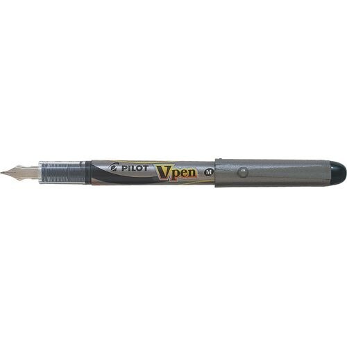 Pilot V-Pen silver Nicht einziehbar Füller 0,5 - 0,58 mm Mittel Schwarz, Silber Image
