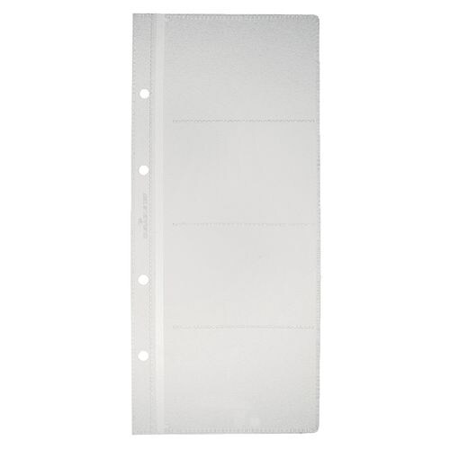 DURABLE Ersatzhüllen 2387-19 A4 80 Karten Transparent 11,2 x 9,5 x 28,4 cm 10 Stück Image
