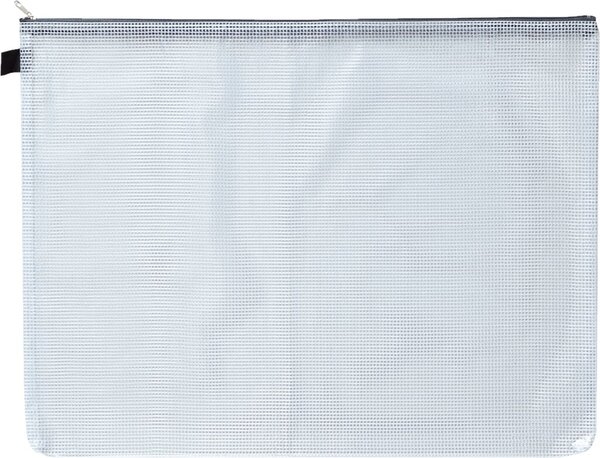 FolderSys Kleinkrambeutel, A3, grau mit farbigem Reißverschluss Image