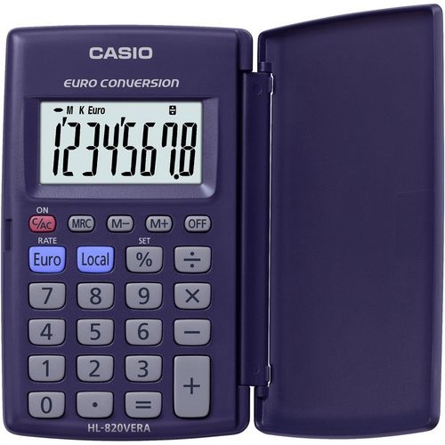 Casio Taschenrechner HL-820VERA LCD Monitor Blau Image