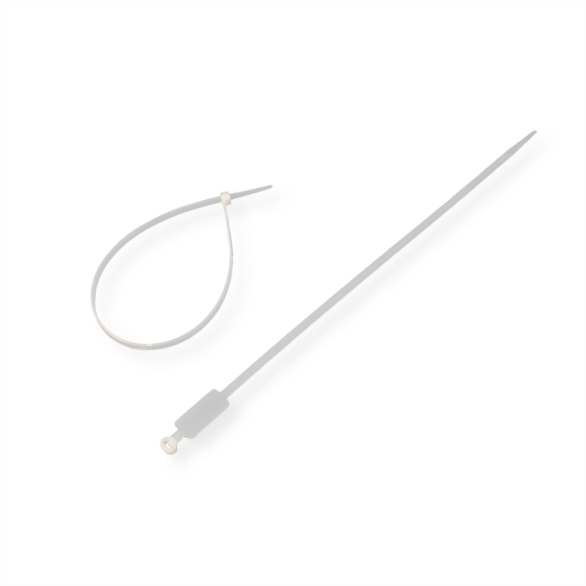 VALUE Kabelbinder, 30cm, 4,8mm, Beschriftungsfeld, 100 Stk. Image