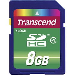 Transcend Standard SDHC-Karte Industrial 8 GB Class 4 TS8GSDHC4 Image
