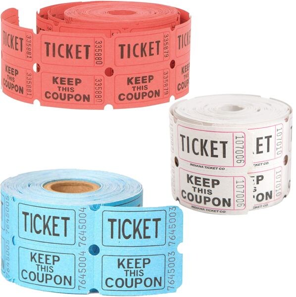 500 Tickets Eintrittskarten Rolle Image