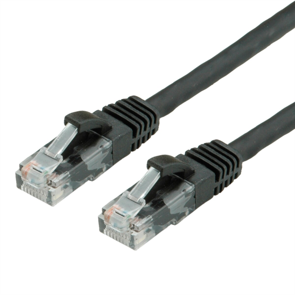 VALUE Patchkabel Cat.6A (Class EA) UTP, schwarz, 1 m Image