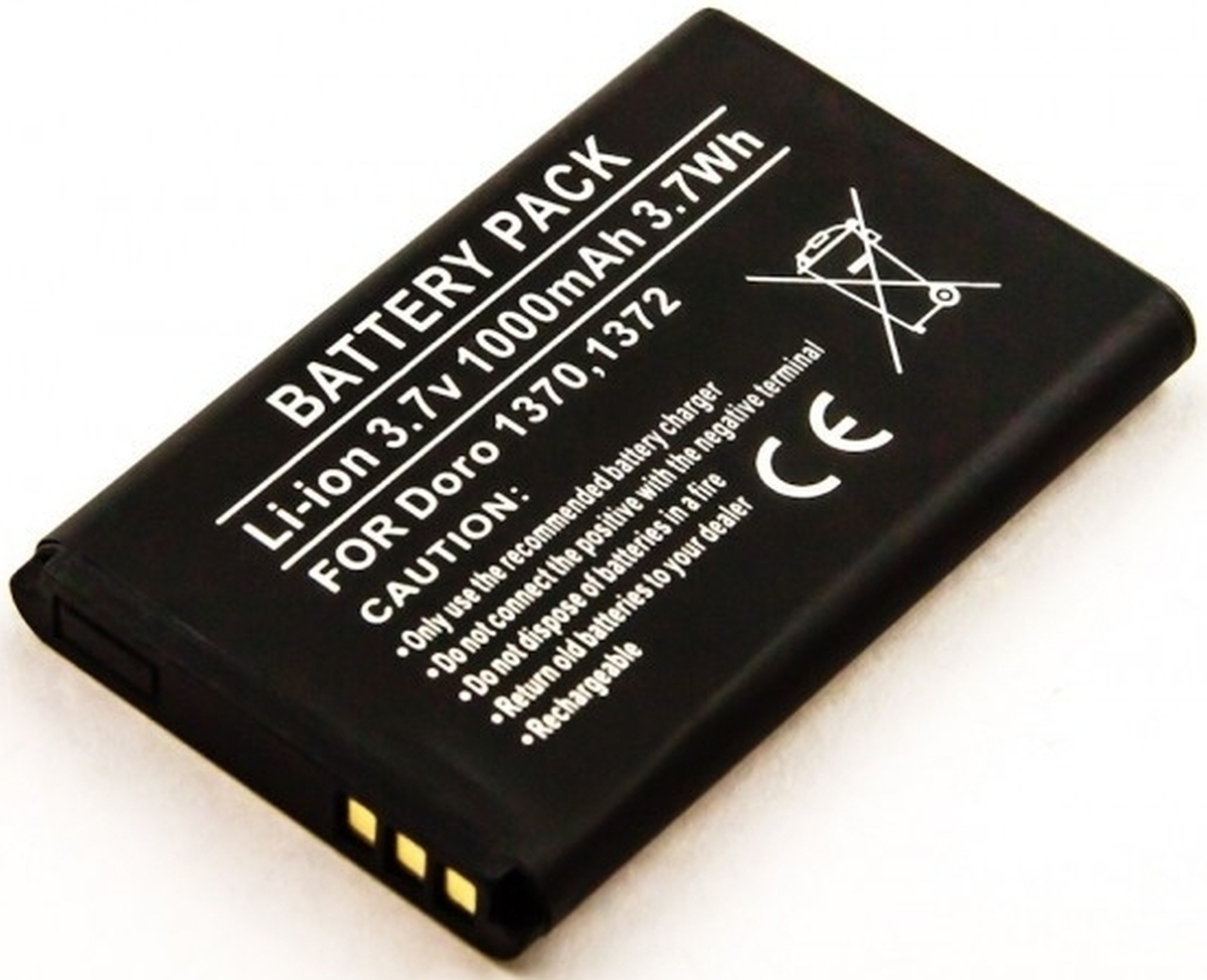 AGI Akku für Doro 7439 Li-Ion 3,7 Volt 1000 mAh schwarz Image