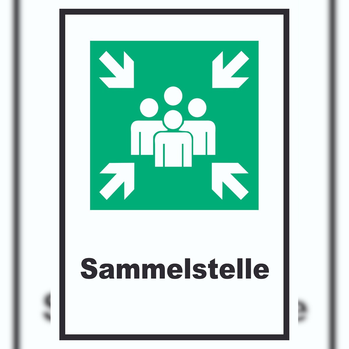 Sammelstelle Schild A3 (297x420mm) Image