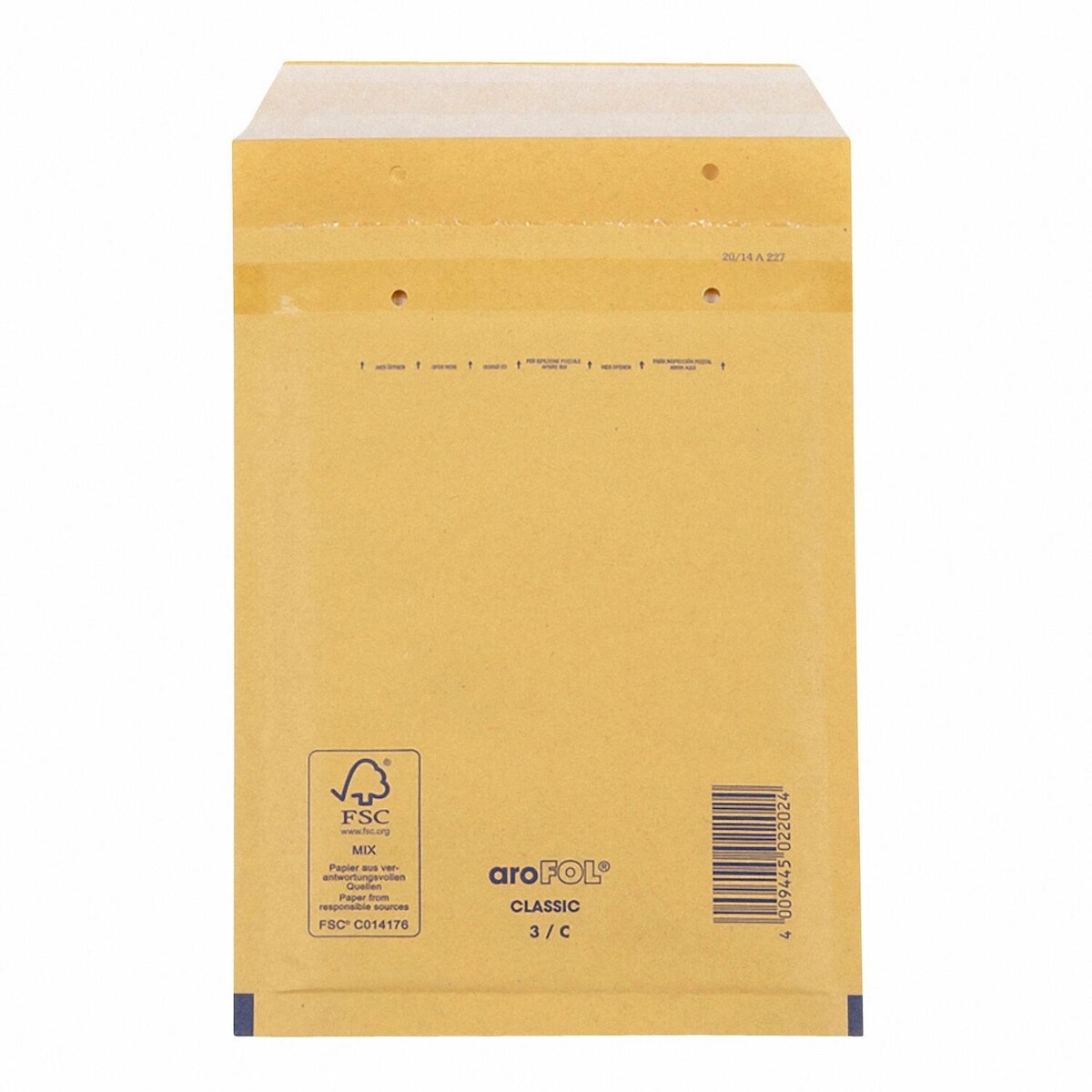 50x AROFOL CLASSIC Luftpolstertasche 3/C-13 150x215mm braun für B6+ Image