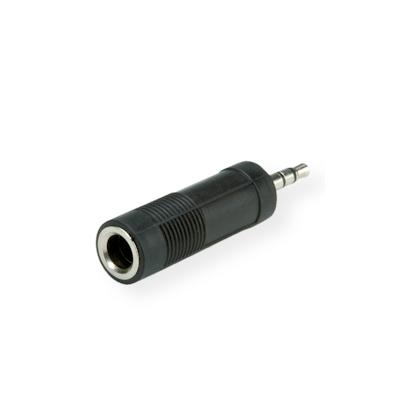 ROLINE Stereo Adapter 3,5 mm Stecker - 6,35 mm Buchse