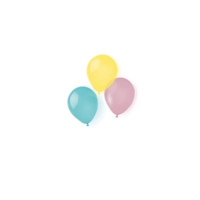 8 Luftballons pastell