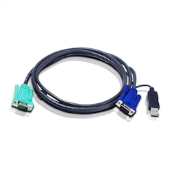 ATEN 2L-5203U KVM-Kabel VGA USB, schwarz, 3 m Image