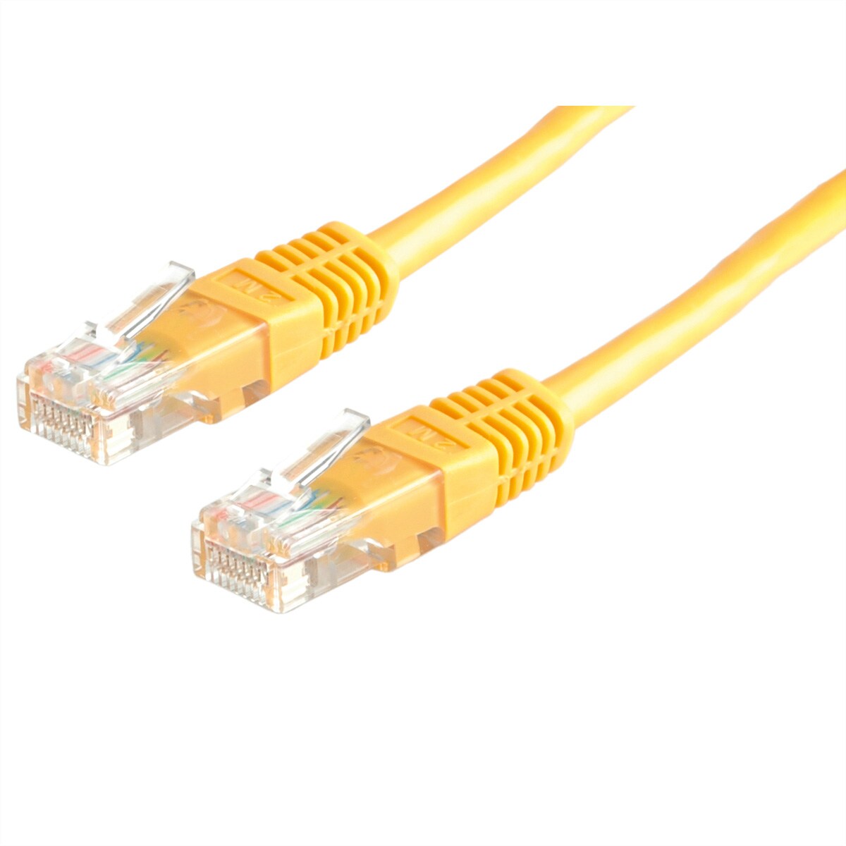 ROLINE Patchkabel Cat.5e (Class D) UTP, PoE, gelb, 0,5 m Image