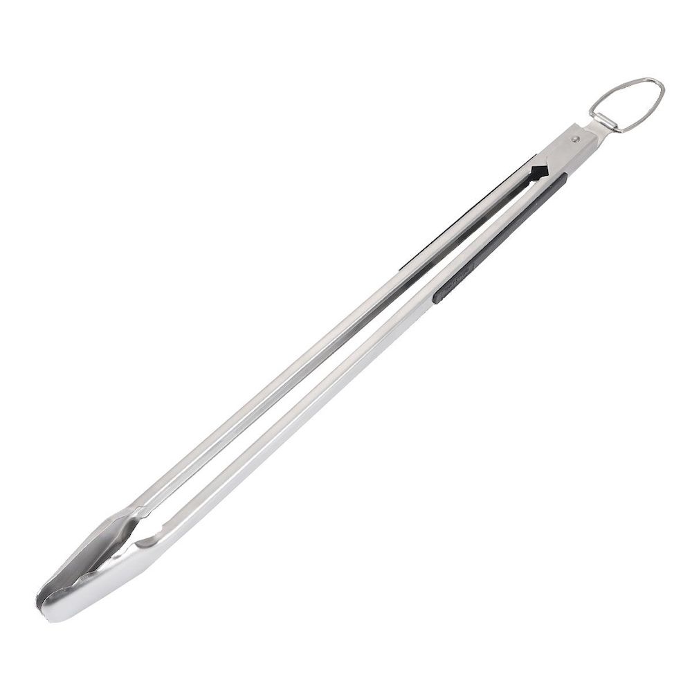 CHEFGASTRO BBQ Premium XL Grillzange | mit eckigem Kopf | 53cm | Edelstah