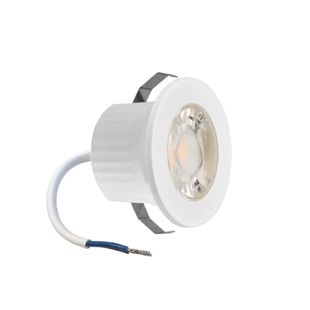 Braytron 3 Watt LED mini Einbauleuchte Einbaustrahler Spot Weiß Warmweiß Schutzart IP54 Image