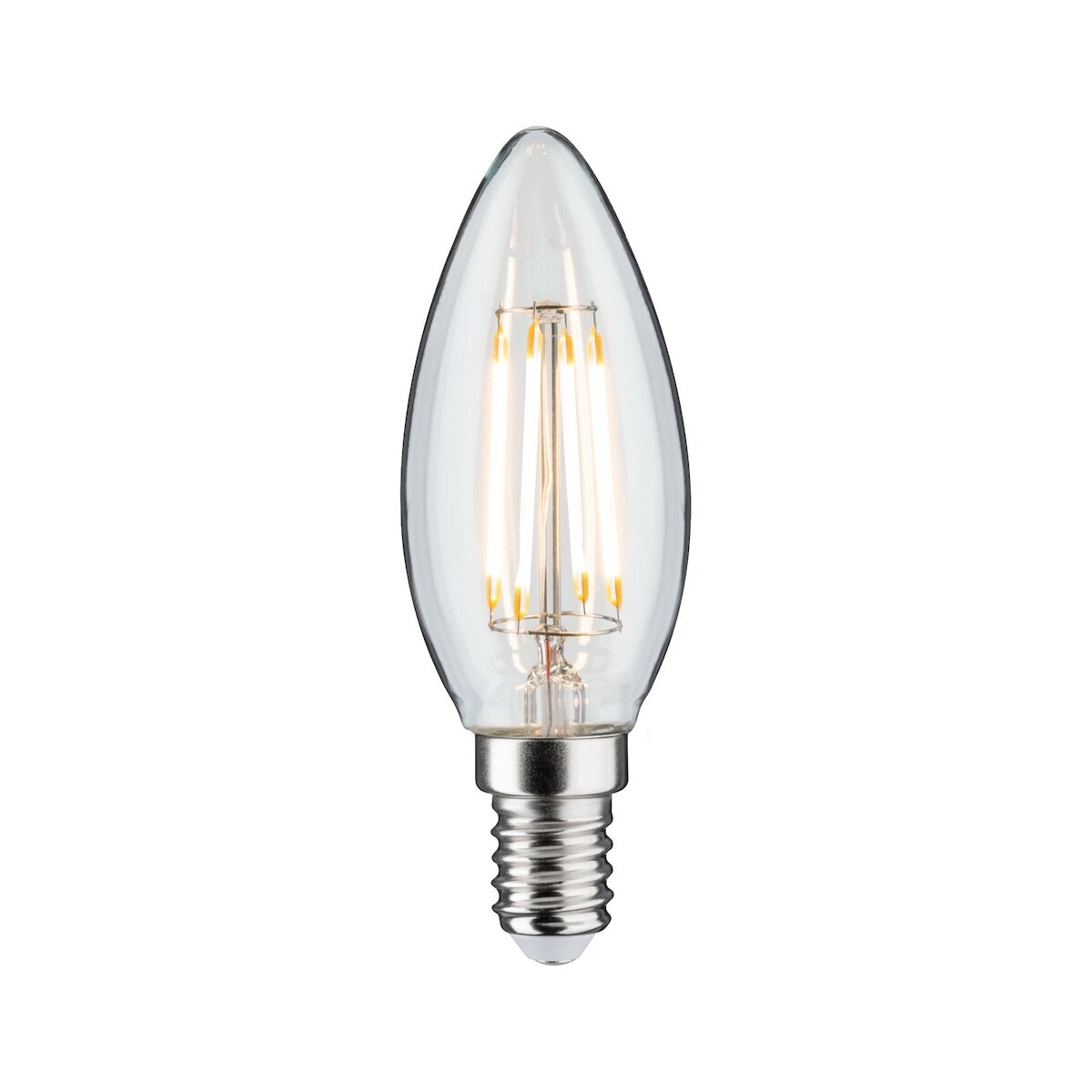 Paulmann LED Kerze Filament E14 230V 470lm 4,8W 2700K dimmbar Klar 28684 Image