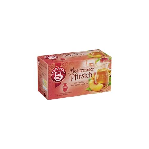 Teekanne Früchtetee Mediterraner Pfirsich 20 Teebeutel (50 g)