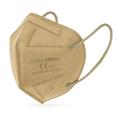 CN FFP2-Maske gold - einzeln verpackt (25er Box)