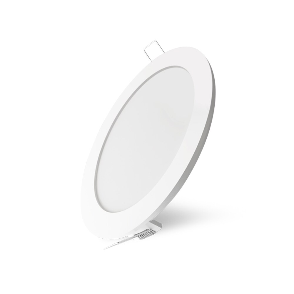 Braytron 15w Panel Slim Flach Unterputz Einbauleuchte Einbaulampe Deckenleuchte Deckenlampe Lampe Rund Ø 200mm Warmweiß Image