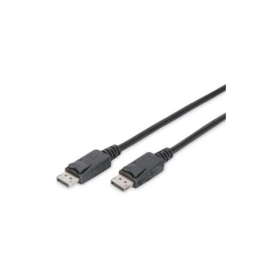 ASSMANN DisplayPort Kabel 1.0m Verriegelung UltraHD 4K sw.