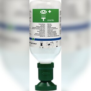 Augenspülflasche 500 ml, Natrium-Chlorid-Lösung, speziell geformte Augenmuschel Image