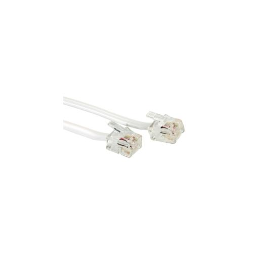 VALUE RJ12-Telefonkabel 6P4C, grau, 15 m