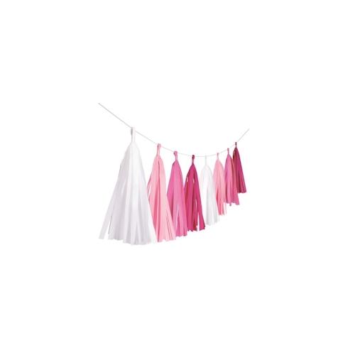 Tassel Girlande rosa pink